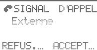 GRUNDIG CALÍOS CS 7100 - Signaler une communication externe pendant une communication interne (signal d'appel) - 1