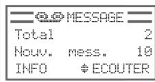 GRUNDIG CALÍOS CS 7100 - Consulter un message - 2