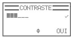 GRUNDIG CALÍOS CS 7100 - Régler les contrastes de l'affichage - 1