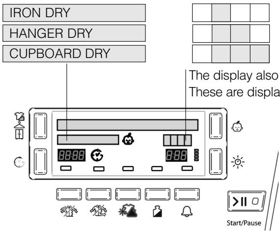 HOTPOINT-ARISTON TCDG51,  TCDG51XB,  TCDG51XB - Dryness levels - 1