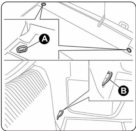ALFA ROMEO GIULIETTA - ANCRAGE DU CHARGEMENT - 1