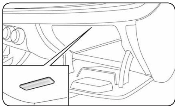 ALFA ROMEO GIULIETTA - PLAFONNIER DE BOITE A GANTS fig. 49 - 2