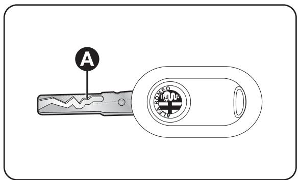 ALFA ROMEO GIULIETTA - CLÉ MÉCANIQUE - 1