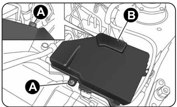 ALFA ROMEO GIULIETTA - Centrale du compartmente moteur fig. 153 - 2