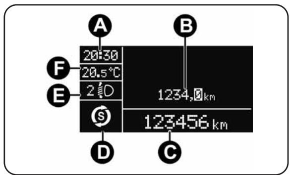 ALFA ROMEO GIULIETTA - ÉCRAN « STANDARD » ÉCRAN MULTIFONCTION RECONFIGURABLE fig. 7 - 1