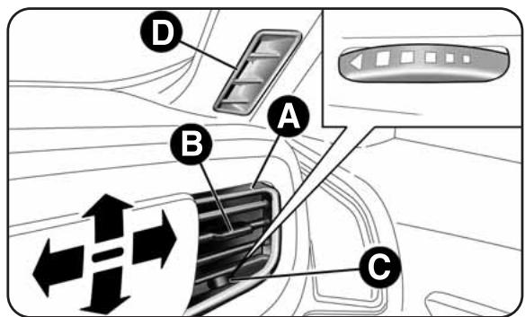 ALFA ROMEO GIULIETTA - DIFFUSEURS D'AIR CENTRAUX - 1