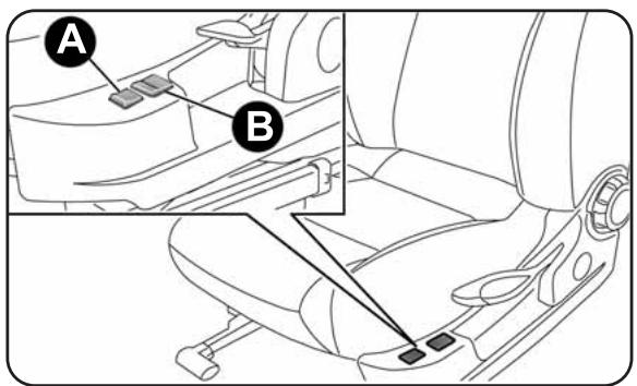 ALFA ROMEO GIULIETTA - Réglage lombaire électrique - 1