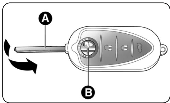 ALFA ROMEO GIULIETTA - CLÉ AVEC TÉLECOMMANDE - 1