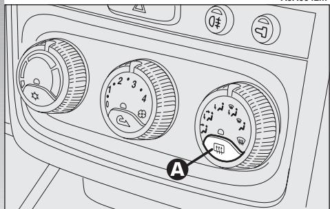 ALFA ROMEO 147 - Dégivrage/désembuage (fig. 36) - 1