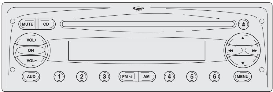 ALFA ROMEO 147 - COMMANDES SUR LA FACADE - 1