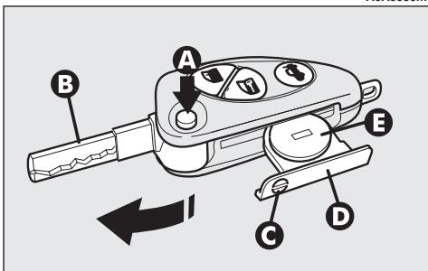 ALFA ROMEO 147 - REEMPLACEMENT DE LA PILDE DE LA CLE - 2