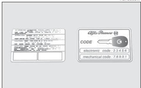 ALFA ROMEO 147 - CLE AVEC TELECOMMANDE - 1