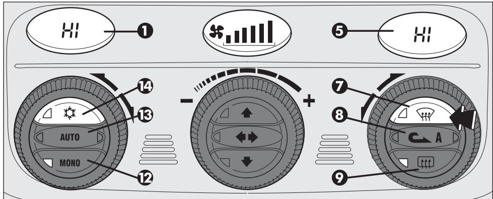 ALFA ROMEO 147 - POUSSOIR DE DÉSEMBUAGE/DéGIVRAGE RAPIDE DES GLACES AVANT - 1