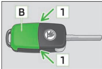 SKODA CITIGO - Remplacement de la pile de la clé à radiocommande - 1