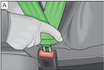 SKODA CITIGO - Bouclage et débouclage des ceintures de sécurité - 1