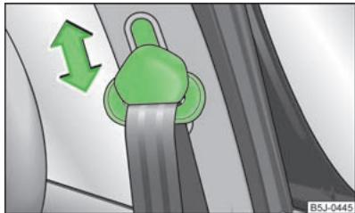 SKODA ROOMSTER - Réglage en hauteur sur les sièges avant - 1