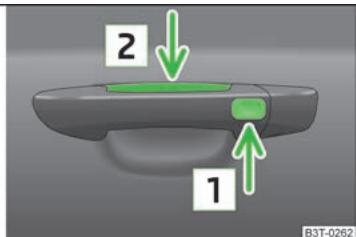 SKODA SUPERB - Déverrouillage et verrouillage du vehicule - 2