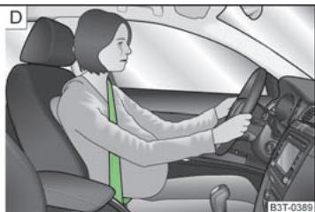 SKODA SUPERB - Bouclage et débouclage des ceintures de sécurité - 4