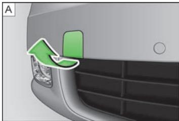 SKODA SUPERB - Oeillet de remorquage à l'avant - 1