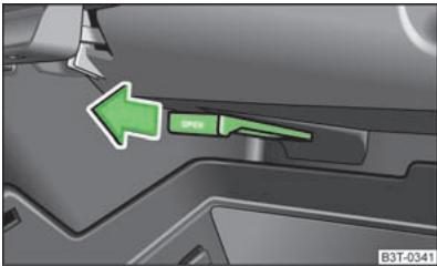 SKODA SUPERB - Refroidissement du vide-poche côte passager avant - 1