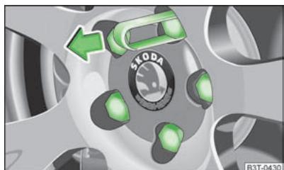 SKODA SUPERB - Capuchon des boulons de roue - 1