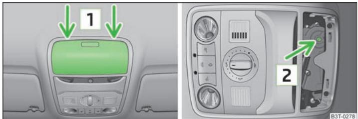 SKODA SUPERB - Commande de secours - 1