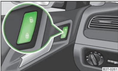 SKODA SUPERB - Touché de verrouillage centralisé - 1