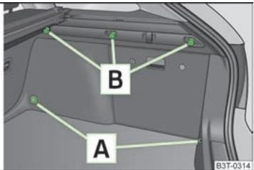 SKODA SUPERB - Eléments de fixation - 2