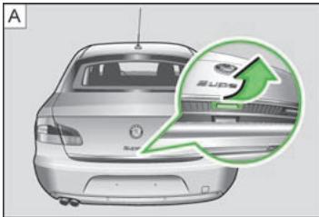 SKODA SUPERB - Twindoor - petit capot de coffre à bagages - 1