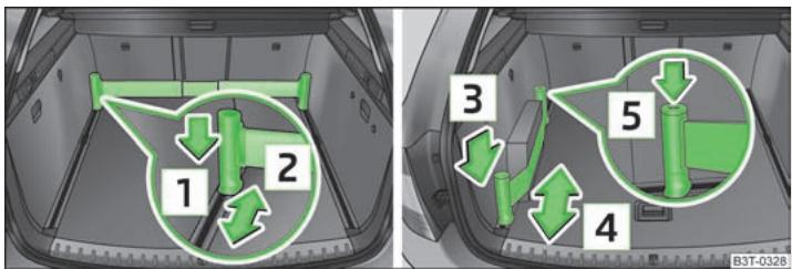 SKODA SUPERB - Kit de fixation - 1