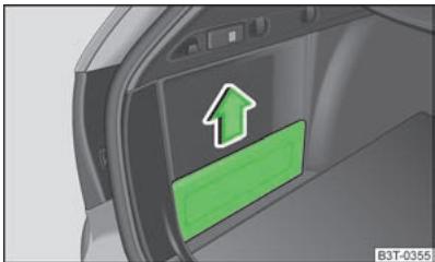 SKODA SUPERB - Rangement latéral non fermable (Combi) - 1