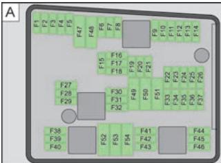 SKODA SUPERB - Fusible dans le compartmentement moteur - 1