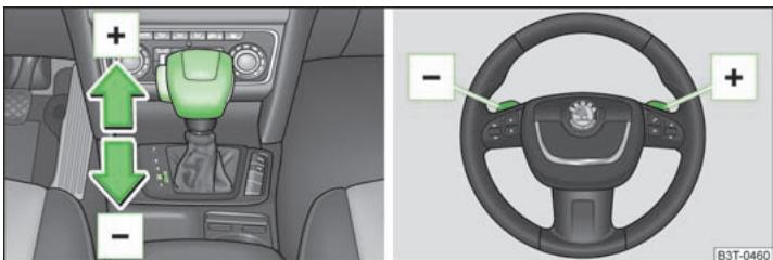 SKODA SUPERB - S - position constante pour la marche avant (programme Sport) - 1