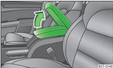 SKODA SUPERB - Accoudoir avant avec vide-poches - 1