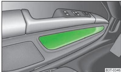 SKODA SUPERB - Vide-poches dans les portières avant - 1