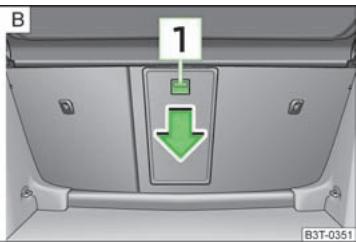 SKODA SUPERB - Dossier de banquette arrêté avec trappe de chargement - 2