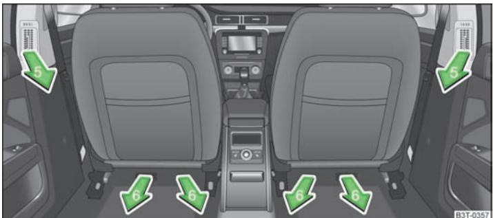 SKODA SUPERB - Diffuseurs d'air - 2