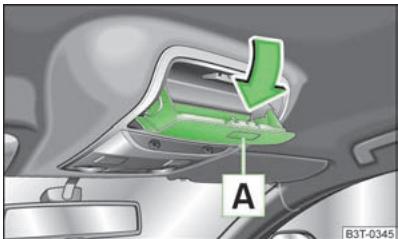 SKODA SUPERB - Compartment à lunettes - 1