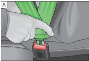 SKODA SUPERB - Bouclage et débouclage des ceintures de sécurité - 1