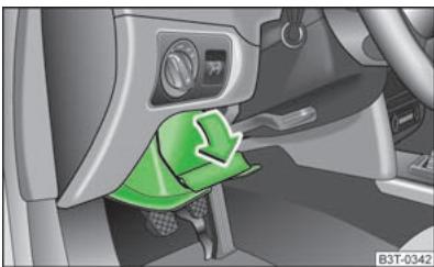 SKODA SUPERB - Vide-poches cote conducteur - 1
