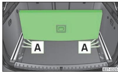 SKODA SUPERB - Division du coffre à bagages avec plancher de chargement variable - 1