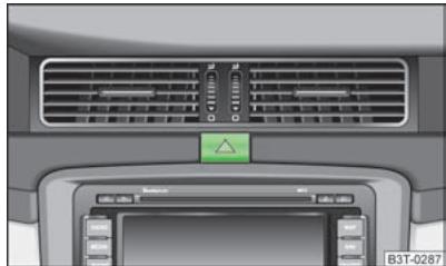 SKODA SUPERB - Commutateur des feu de détresse - 1