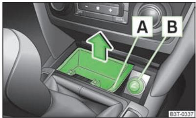 SKODA SUPERB - Cendrier avant - 1