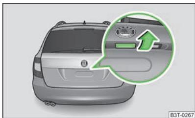 SKODA SUPERB - Capot du coffre à bagages (Combi) - 1