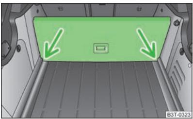 SKODA SUPERB - Division du coffre à bagages avec plancher de chargement variable - 1
