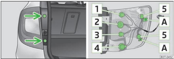 SKODA SUPERB - Bloc optique arrête (Combi) - 1
