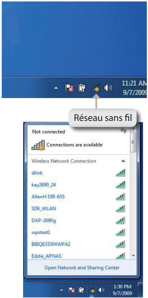 D-LINK DWR 921 4G - Connexion à un réseau sans fil sous windows 7 - 1