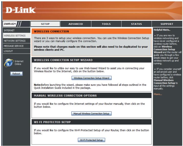 D-LINK DWR 921 4G - Assistant de configuration de connexion sans fil - 2