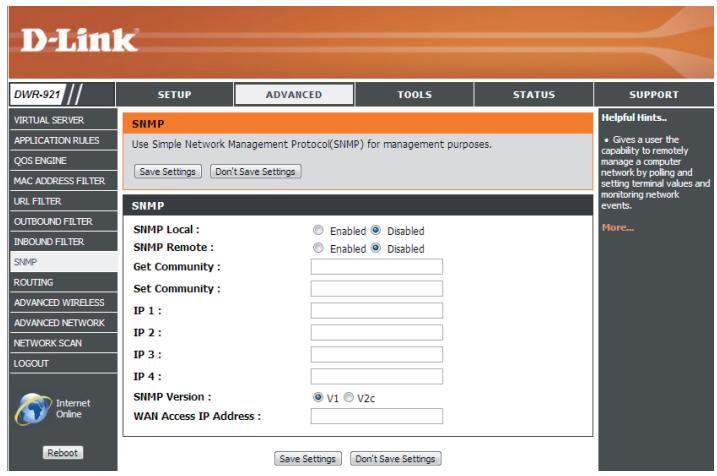 D-LINK DWR 921 4G - LISTE de règles de filtrage entrant - 2
