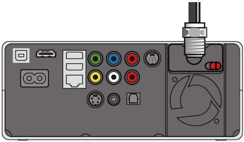 DVICO TVIX HD R-3300 - Connexion de l'antenne - 1